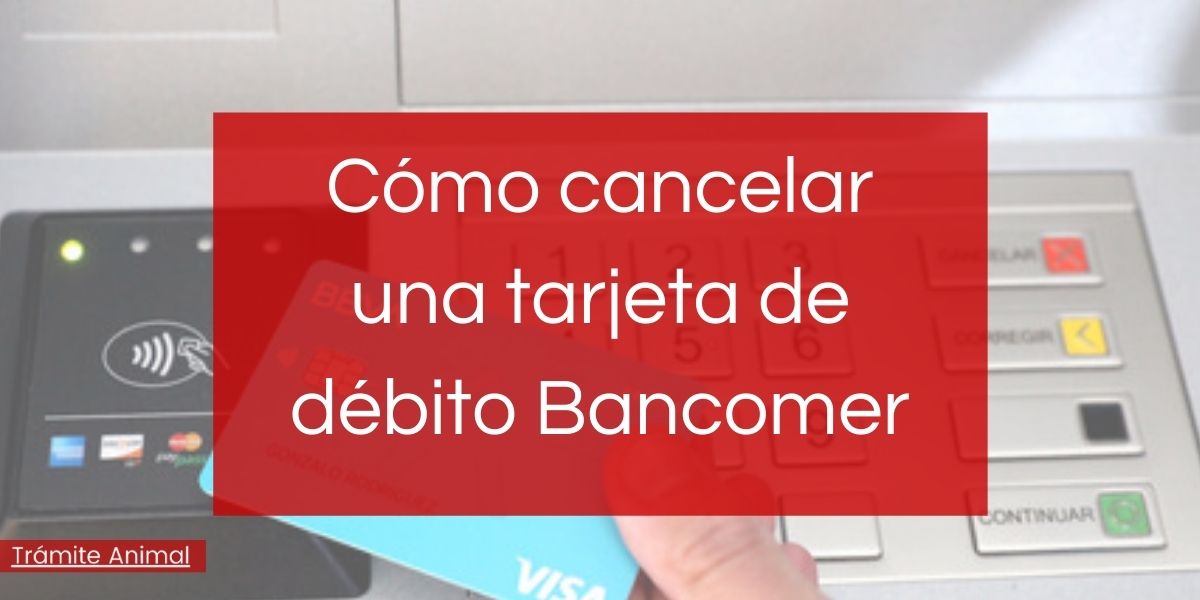 Cómo cancelar tarjeta de débito Bancomer