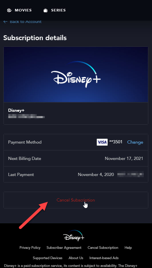 Cómo cancelar Disney Plus